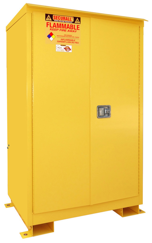 Stackable Flammable Storage Cabinet - Manual Doors, 12 Gallon