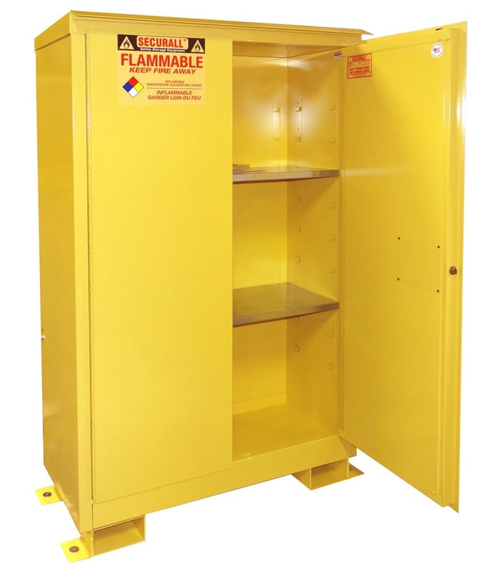 A145WP1 - 45 Gallon Outdoor Flammable Storage Cabinet | Self-Latch ...